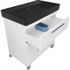 TMP TRIO lábon álló fürdőszobabútor CeraStyle SHARP FEKETE mosdóval - 60 x 48 cm