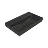 TMP LUX 80 fali fürdőszobabútor - CeraStyle SHARP FEKETE mosdóval - 80 x 48 cm