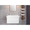 TMP LUX 100 fali fürdőszobabútor - CeraStyle SHARP 37600 mosdóval - DUPLA csaplyukkal - 100 x 48 cm