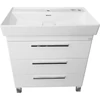 TMP TRIO lábon álló fürdőszobabútor CeraStyle SHARP - 37500 mosdóval - 100 x 48 cm