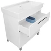 TMP TRIO lábon álló fürdőszobabútor CeraStyle SHARP - 37500 mosdóval - 100 x 48 cm