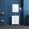 TMP TRIO lábon álló fürdőszobabútor CeraStyle SHARP - 37500 mosdóval - 100 x 48 cm