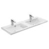 TMP FLAT 120 lábon álló fürdőszobabútor Sanovit ISIK 4120 dupla porcelán mosdóval 120 x 44 cm