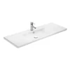 TMP SHARP 105 - FEKETE - fali fürdőszobabútor Sanovit LUXURY - 11105 porcelán mosdóval - 105 x 46 cm