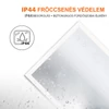 Viva AURA Led TOUCH fürdőszobai tükör - páramenetesítővel - órával - 100 x 70 cm