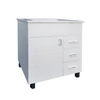 Viva STYLE Karina 75 lábon álló fürdőszobabútor 3 fiókos Sanovit ATRIA 9075 mosdóval 75 x 45,5 cm