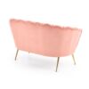 Amorinito xl fotel világos rózsaszín / arany