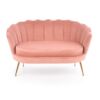 Amorinito xl fotel világos rózsaszín / arany