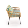 Gardena 2s rattan kanapé