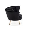 Almond fotel, fekete