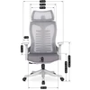 CARET 2 ergonomikus szürke forgószék