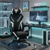 MAXIMO Forgós Gamer Szék Fekete/Fehér