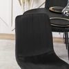 IBIS fekete bársony szék