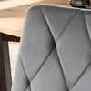 ROBIN szürke bársonyfotel