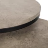 ROCKY Beton/Fekete Asztal Garnitúra