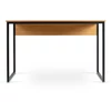 ROSS Íróasztal 120 cm Aranytölgy/Fekete
