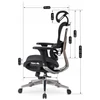 NINO ergonomikus fekete forgószék