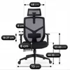 BENTO ergonomikus fekete forgószék