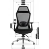 LITOS ergonomikus fekete forgószék