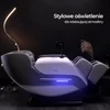 VX MAX szürke ökobőr masszázsfotel