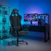 FLASH fekete forgó gamer szék