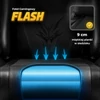 FLASH fekete forgó gamer szék