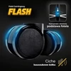 FLASH fekete forgó gamer szék