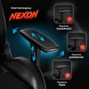 NEXON Forgós Gamer Szék Fekete/Sárga