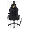 NEXON Forgós Gamer Szék Fekete/Sárga