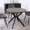 LUGO Kihúzható asztal 90-190 cm Beton/Fekete