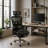 KAIR ergonomikus fekete forgószék