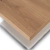 CLARK kihajtható étkezőasztal 120-160 cm, artisan tölgy/kasmír