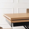 REX Kihúzható Asztal 160-220 cm MDF Tölgy/Fekete