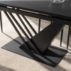 REX Kihúzható Asztal 160-220 cm MDF Fekete