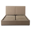 Ágy 180x200 MARSYLIA tárolóval bézs kordbársony
