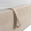 HAGA Ágy 160x200 Tárolóval, Krém Bársony