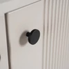 SOFT Fiókos Komód 104 cm Kétajtós Bordázott Kasmír