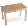 SKUBI Étkezőgarnitúra 120-160 cm Craft Tölgy + 4 RODRI Bézs Szék