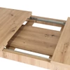 SKUBI Étkezőgarnitúra 120-160 cm Craft Tölgy + 4 RODRI Bézs Szék