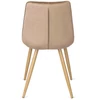 SKUBI Étkezőgarnitúra 120-160 cm Craft Tölgy + 4 RODRI Bézs Szék