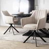IBIZA Étkezőgarnitúra 160-240 cm Fekete Márvány/Fekete + 4 MUMBAI Szék