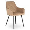 HAMPTON Étkezőgarnitúra 160-240 cm Tölgy/Fekete + 4 BRESSO Szék