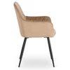 HAMPTON Étkezőgarnitúra 160-240 cm Tölgy/Fekete + 4 BRESSO Szék