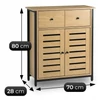 AMAYA cipősszekrény 70 cm, tölgy
