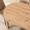 HARRY Kihúzható Kerek Asztal 92-132 cm Artisan Tölgy