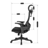 CARET ergonomikus fekete forgószék