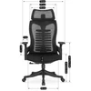 CARET ergonomikus fekete forgószék