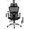 ROYAL ergonomikus fekete forgószék