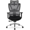 DELSIN ergonomikus fekete forgószék