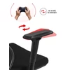 DELSIN ergonomikus fekete forgószék